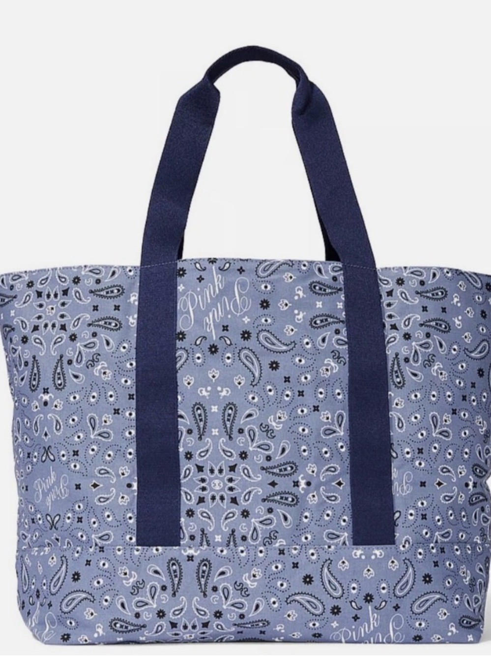 PINK Victoria's Secret Blue Paisley Tote
